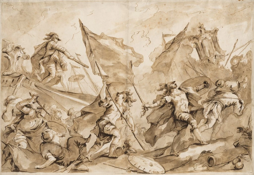 Jacopo Marcello dirige l'assalto di Gallipoli - Cleveland Museum of Art